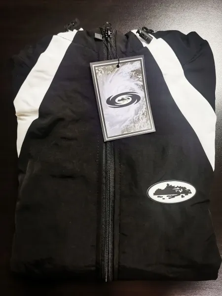 Design Windbreaker Jacket Pink and White - 10