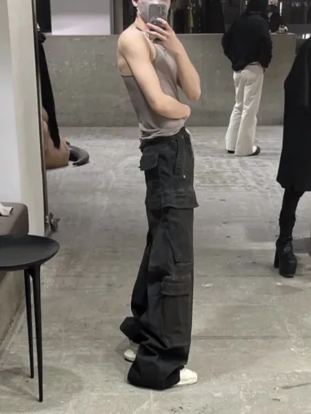 Rick Owens DRKSHDW Cargo Pants Black - 18