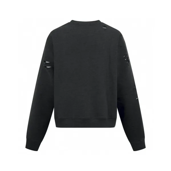 A.e Studios Distressed Graphic Sweatshirt Navy - 18