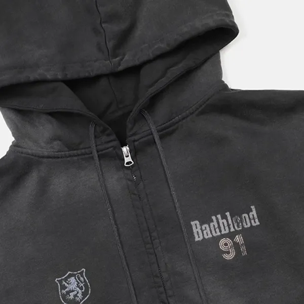 Badblood S1 Hooded Windbreaker Black - 13