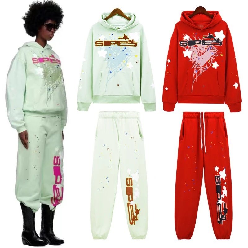 Spider P*ok! Spiderweb Graphic Hoodie Pink - 7