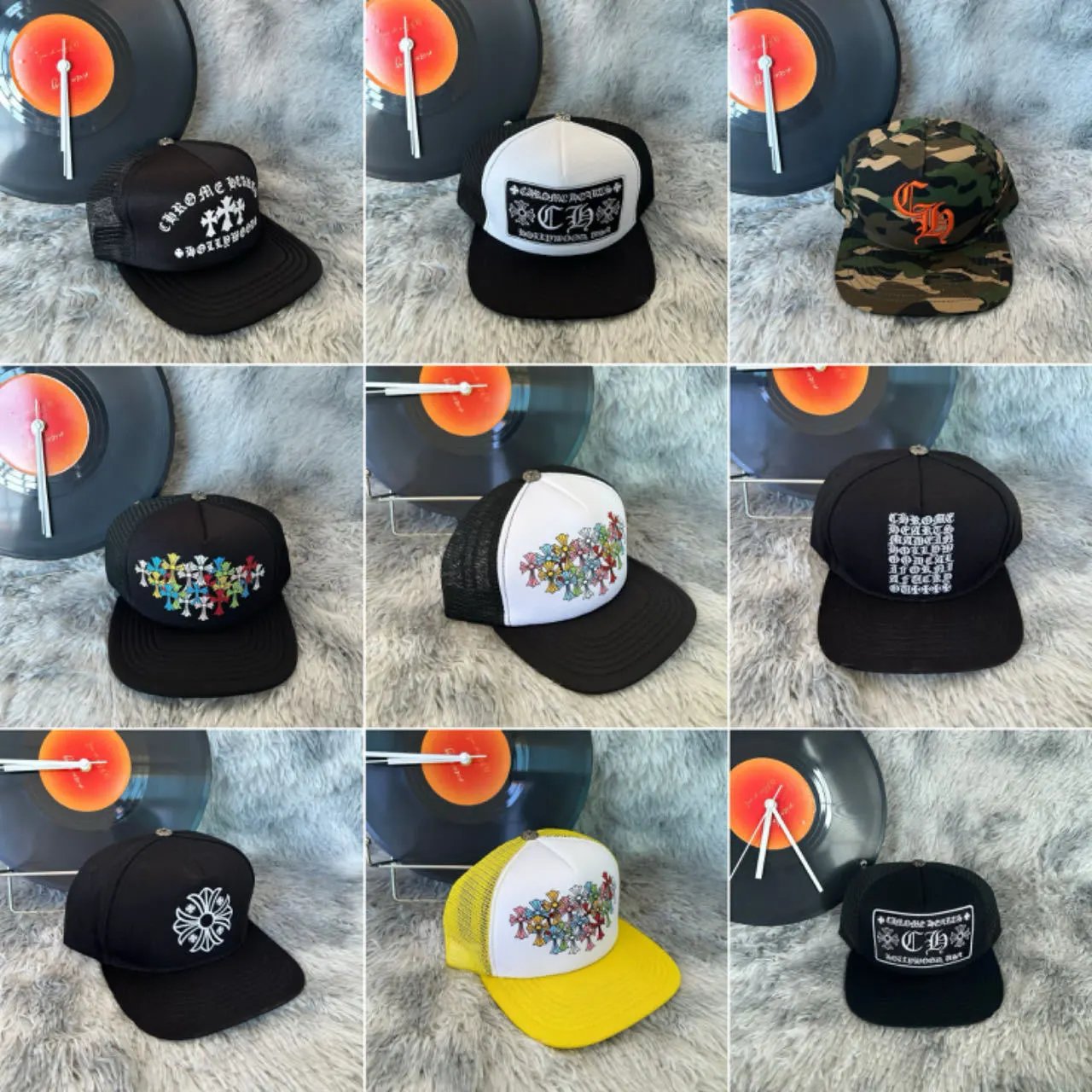 Chrome Hearts Trucker Caps Collection