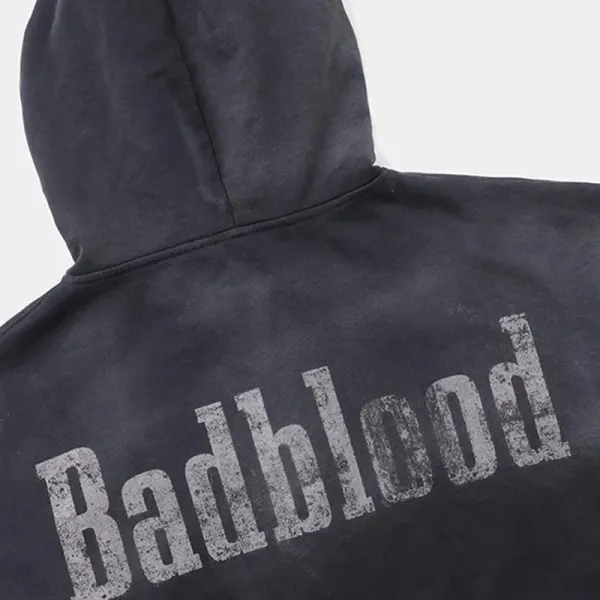 Badblood S1 Hooded Windbreaker Black - 14