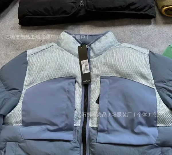 Stone Island Shadow Project Patchwork Puffer Jacket Olive - 12