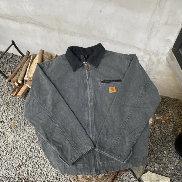 James Embroidered Field Jacket Black - 20