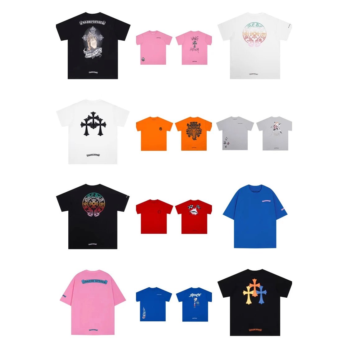 Cross Print T-Shirt