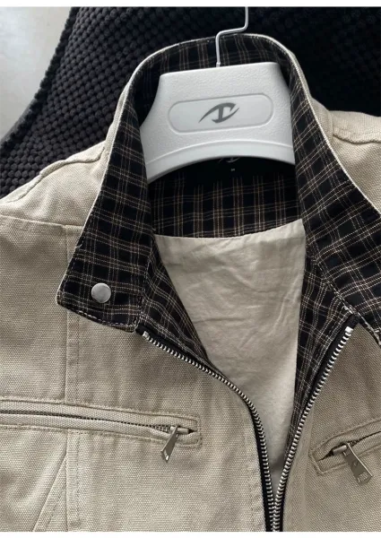 Burberry Check-Trimmed Cotton Twill Jacket Black - 15