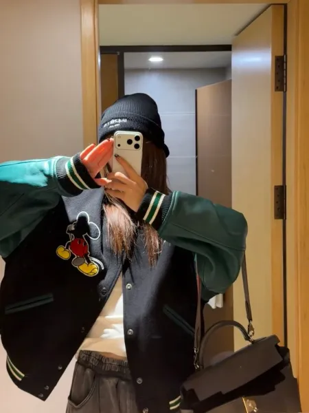 Supreme x Disney Mickey Mouse Varsity Jacket Red - 8