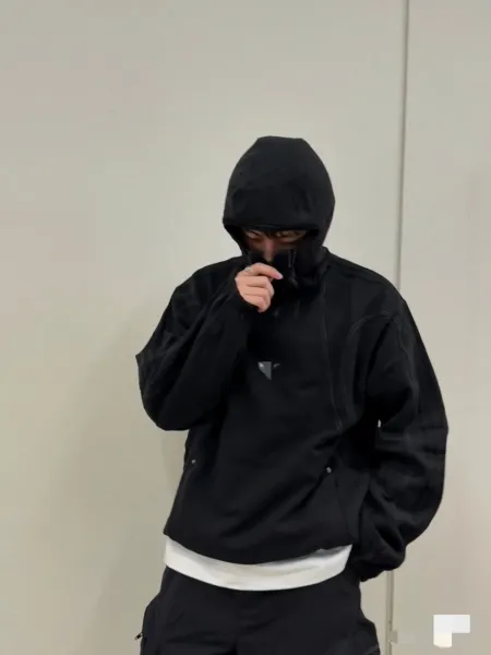 Off-White Anorak Jacket Black Outerwear - 6
