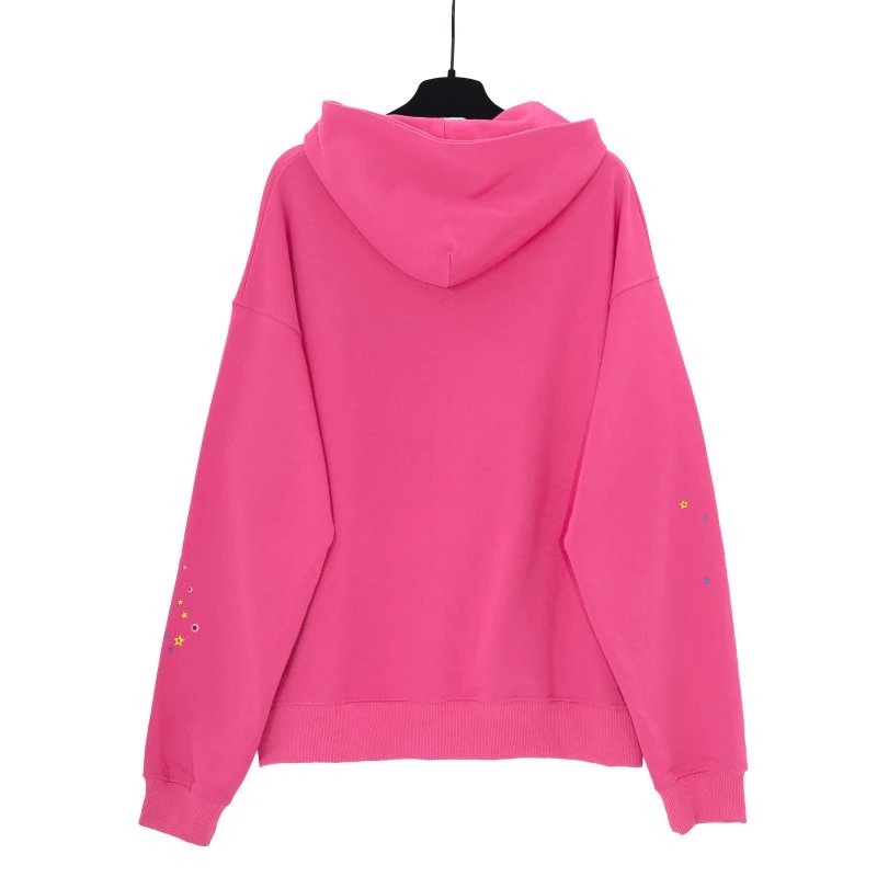 Spider P*ok! Spiderweb Graphic Hoodie Pink - 19