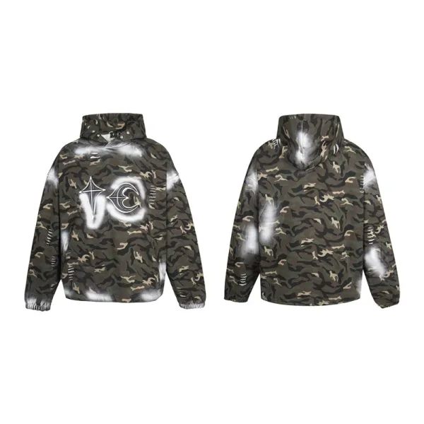 VEIL x Unknown Camo Spray-Paint Hoodie - 3