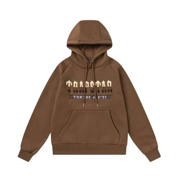 TOKYO TOKYO Brown Graphic Hoodie - 1