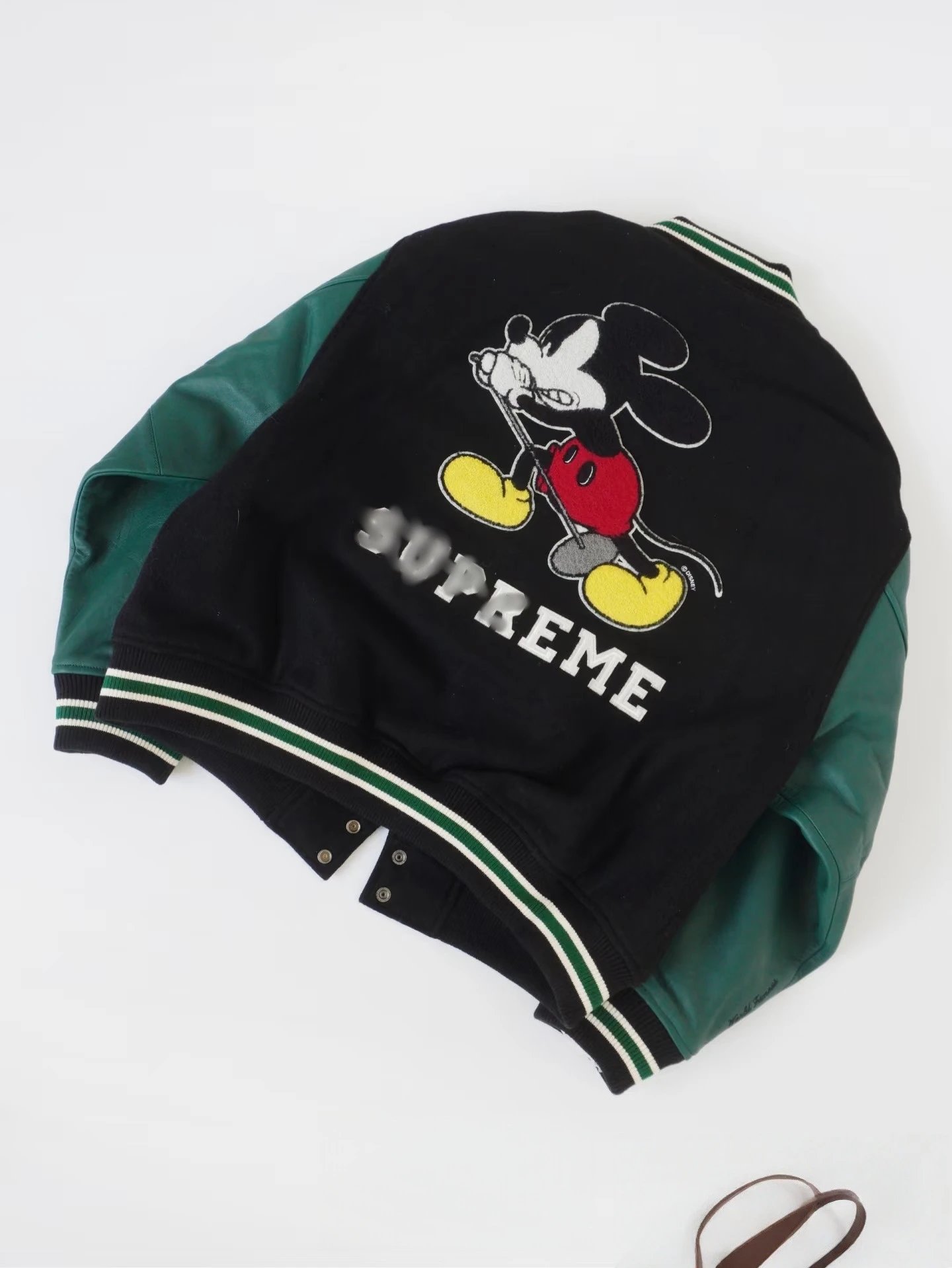 Supreme x Disney Mickey Mouse Varsity Jacket Red - 9