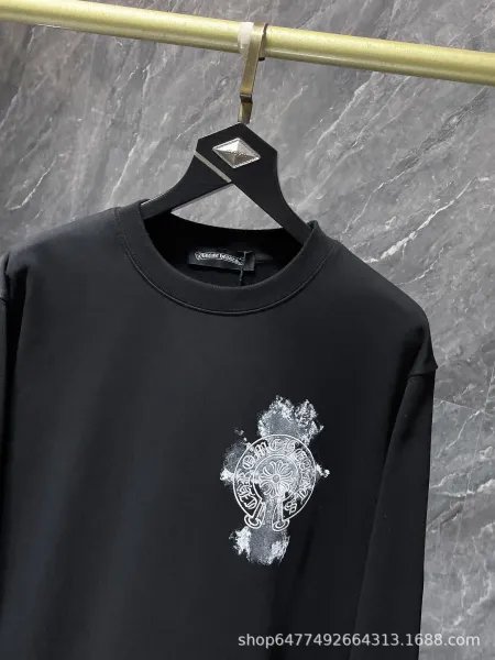 Chrome Hearts Distressed Logo Hoodie White - 8