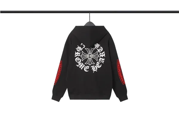 Chrome Hearts Flower Logo Hoodie White - 10