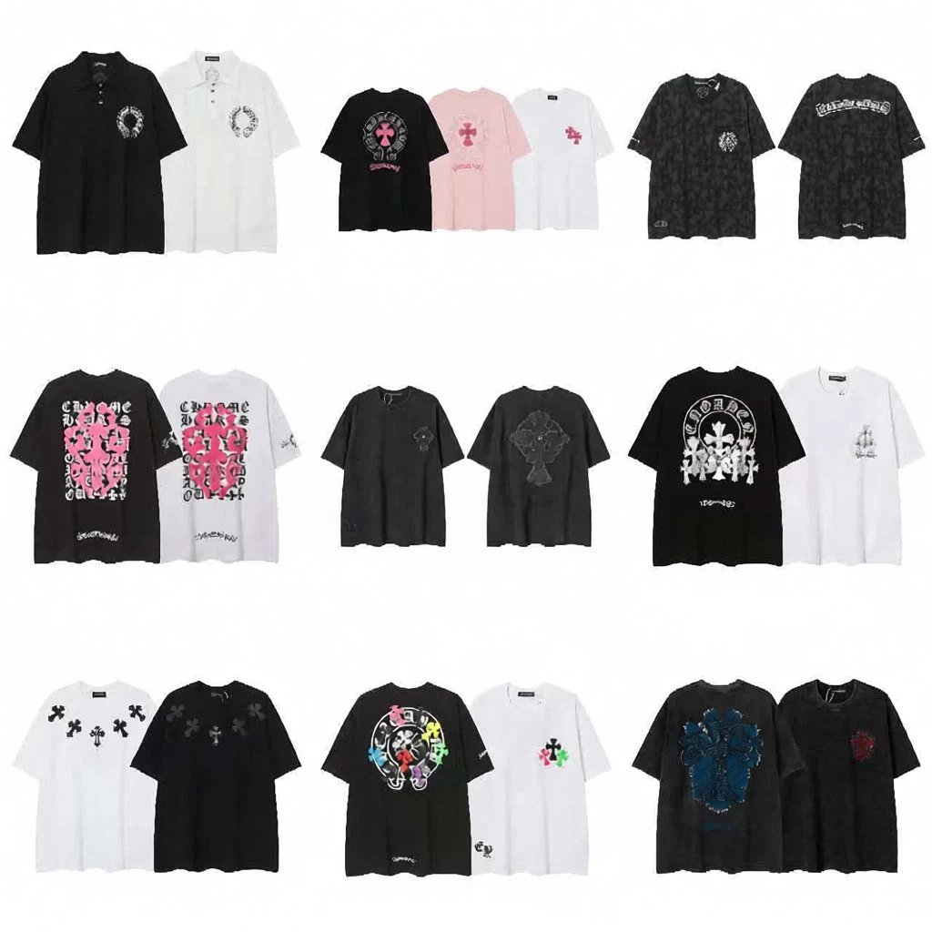 Chrome Hearts Sanskrit Horseshoe Print Short Sleeve Tee