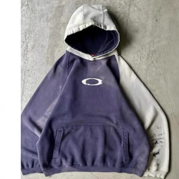 Oakley Logo Hoodie Yellow - 7
