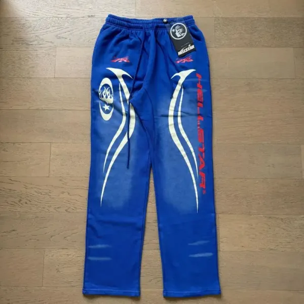 Hellstar x Reebok Sweatpants Blue - 1