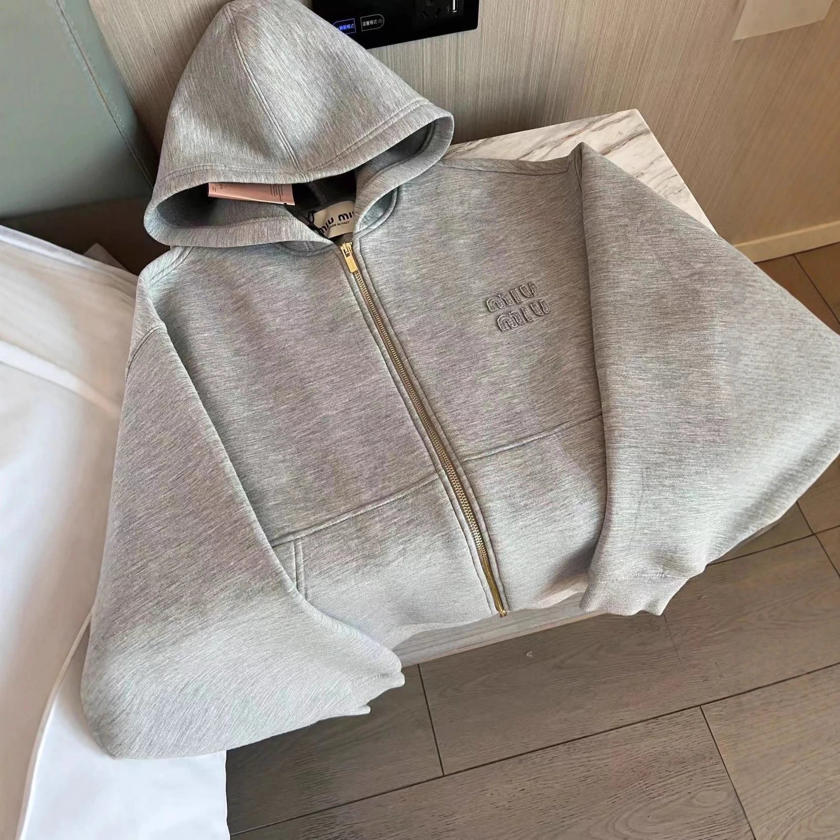 Space Cotton Grey Hoodie
