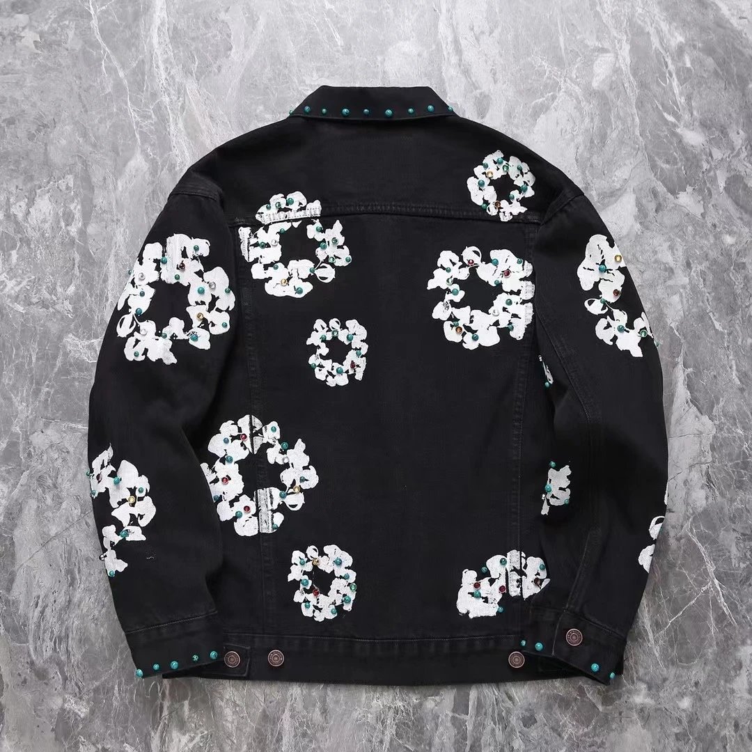 黑色外套（宝石花环）