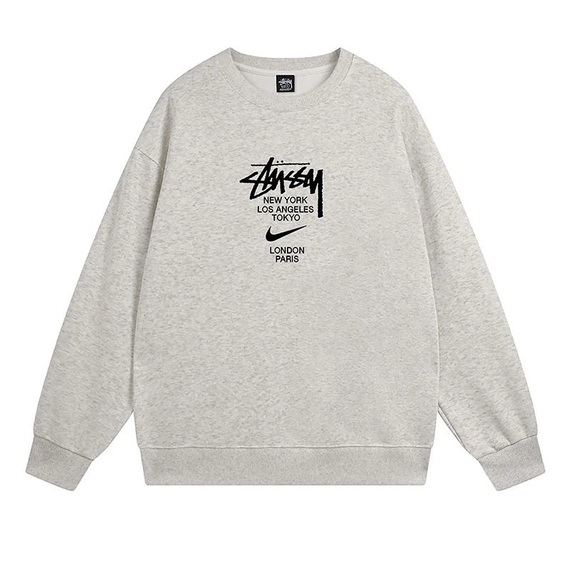 Stüssy Strawberry Print Crewneck Black Hoodie - 14