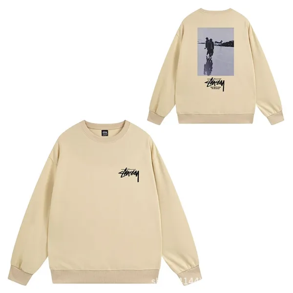 Stüssy Strawberry Print Crewneck Black Hoodie - 18