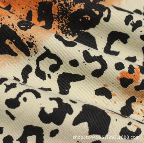 Balenciaga Leopard Print Straight-Leg Pants Multicolor - 8