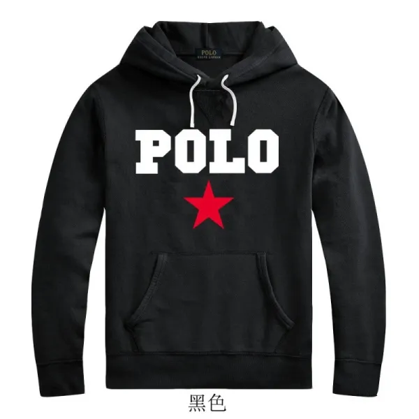 Polo Ralph Lauren Star Logo Hoodie Black - 1