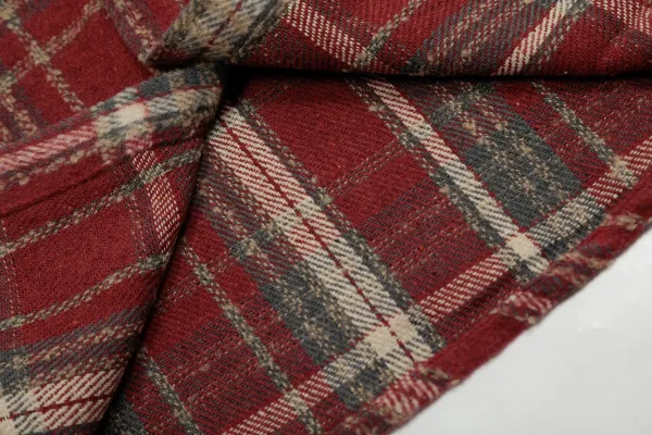 Chrome Hearts Cross Embroidered Plaid Shirt Red - 21