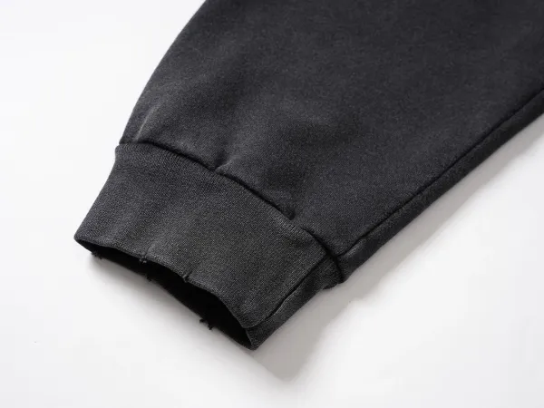 Balenciaga Flame Logo Hoodie Black - 10
