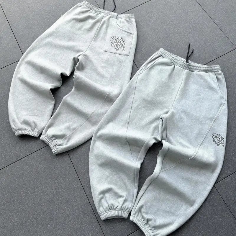 Athletic Embroidered Jogger Pants