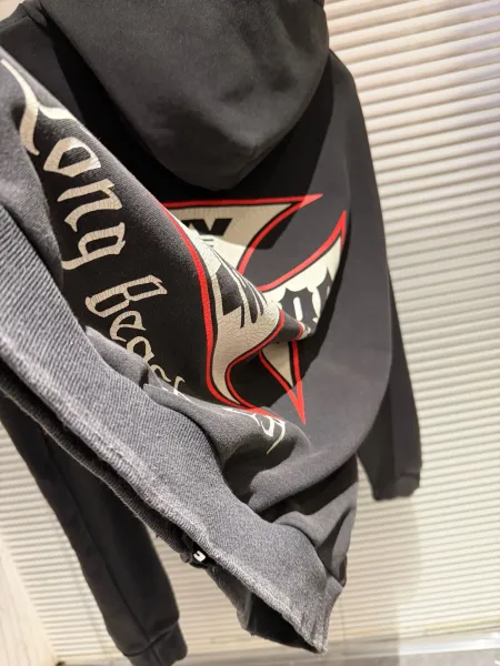 West Coast Choppers Iron Cross Black Zip-Up Hoodie - 13
