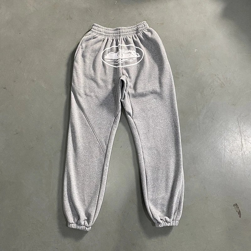 Design Graphic Sweatpants Gray Sweatpants - 1