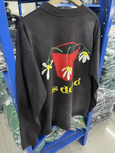 Demna Gvasalia x Balenciaga Daisy Pot Long-Sleeve Tee Black - 12