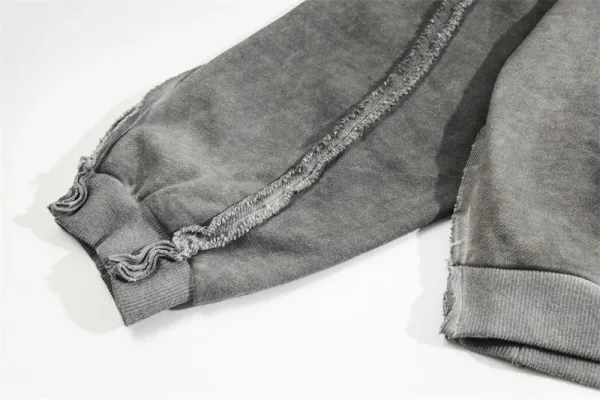 Maison Margiela Grey Deconstructed Hooded Jacket - 19