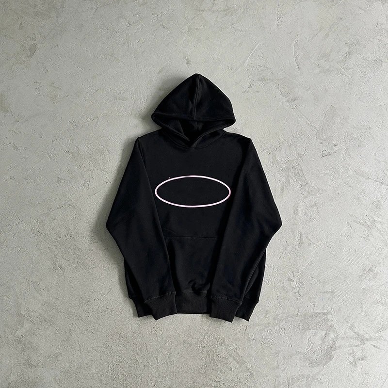Off-White Oval Logo Black Hoodie - 1