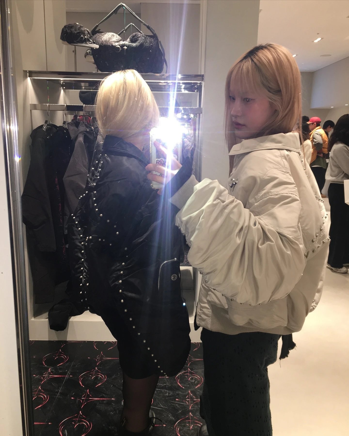 Balenciaga Cropped MA-1 Bomber Jacket Black - 12