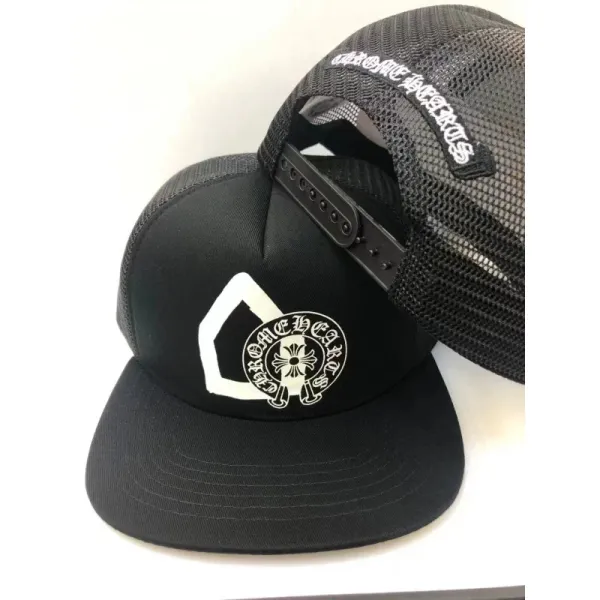 Chrome Hearts Mesh Trucker Cap Black - 1
