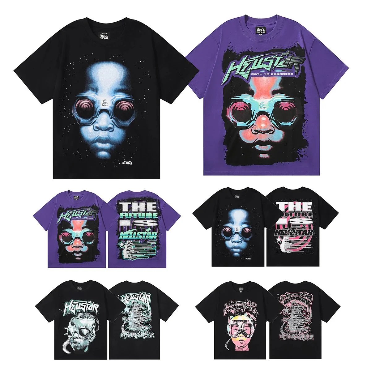 Alien Boy Print T-Shirt