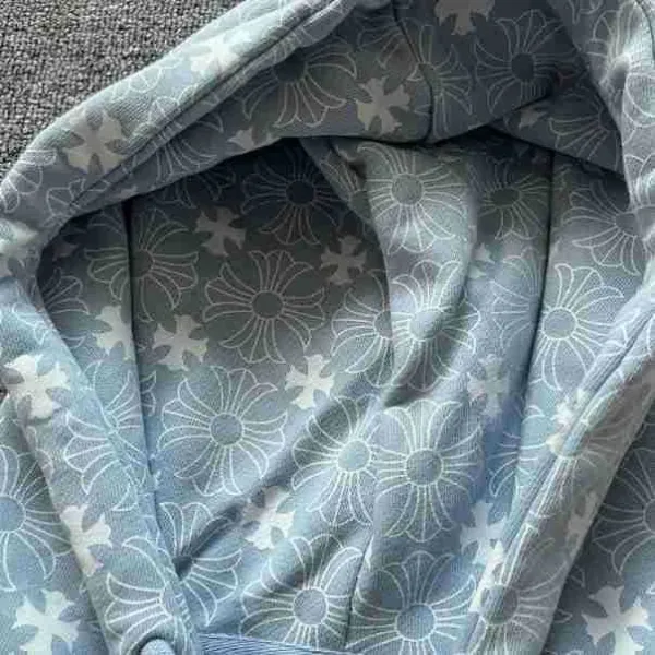 Chrome Hearts x Supreme Black Floral Hoodie - 12