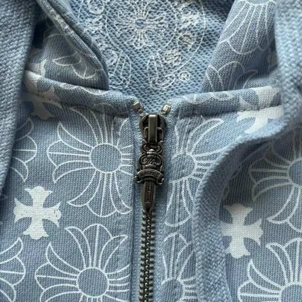 Chrome Hearts x Supreme Black Floral Hoodie - 14