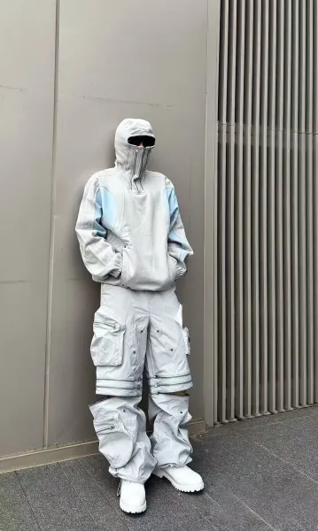Off-White Anorak Jacket Black Outerwear - 4