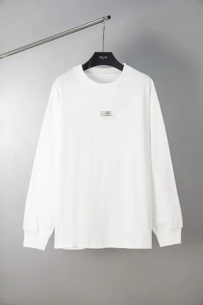 Maison Margiela Replica Numeric Label Long-Sleeve T-Shirt White - 1