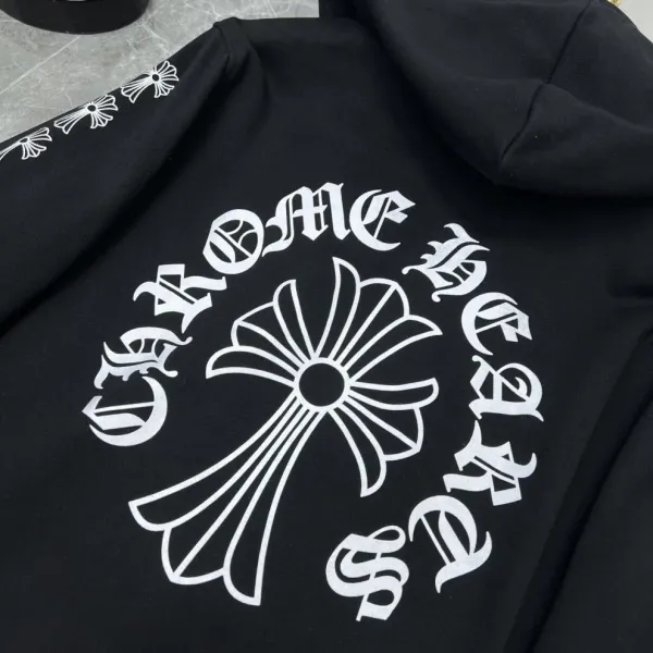 Chrome Hearts x Supreme Black Floral Hoodie - 25