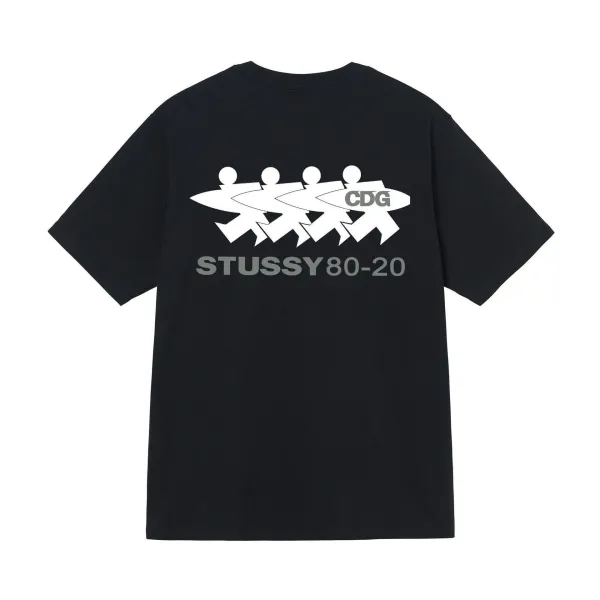 Stussy International Posse Eye Graphic T-Shirt White - 4