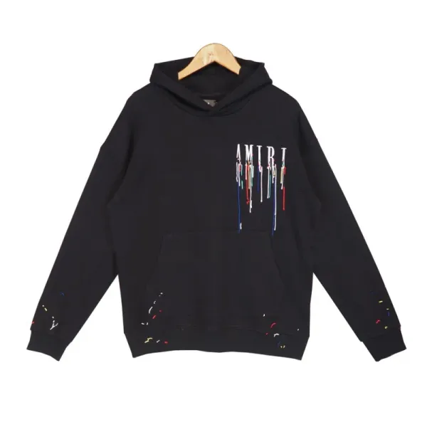 AMIRI Distressed Washed Black Sweatpants - 18