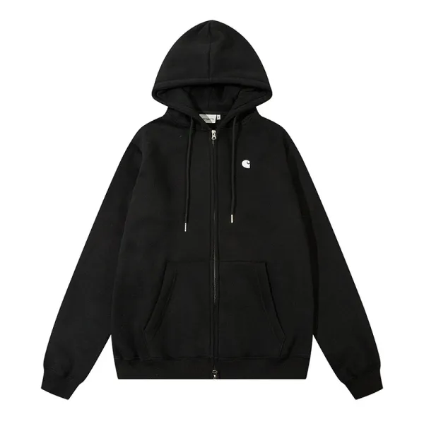 Carhartt Script Logo Hoodie Beige / Gray / Black / Olive / Navy / Purple / Orange / Forest Green - 20