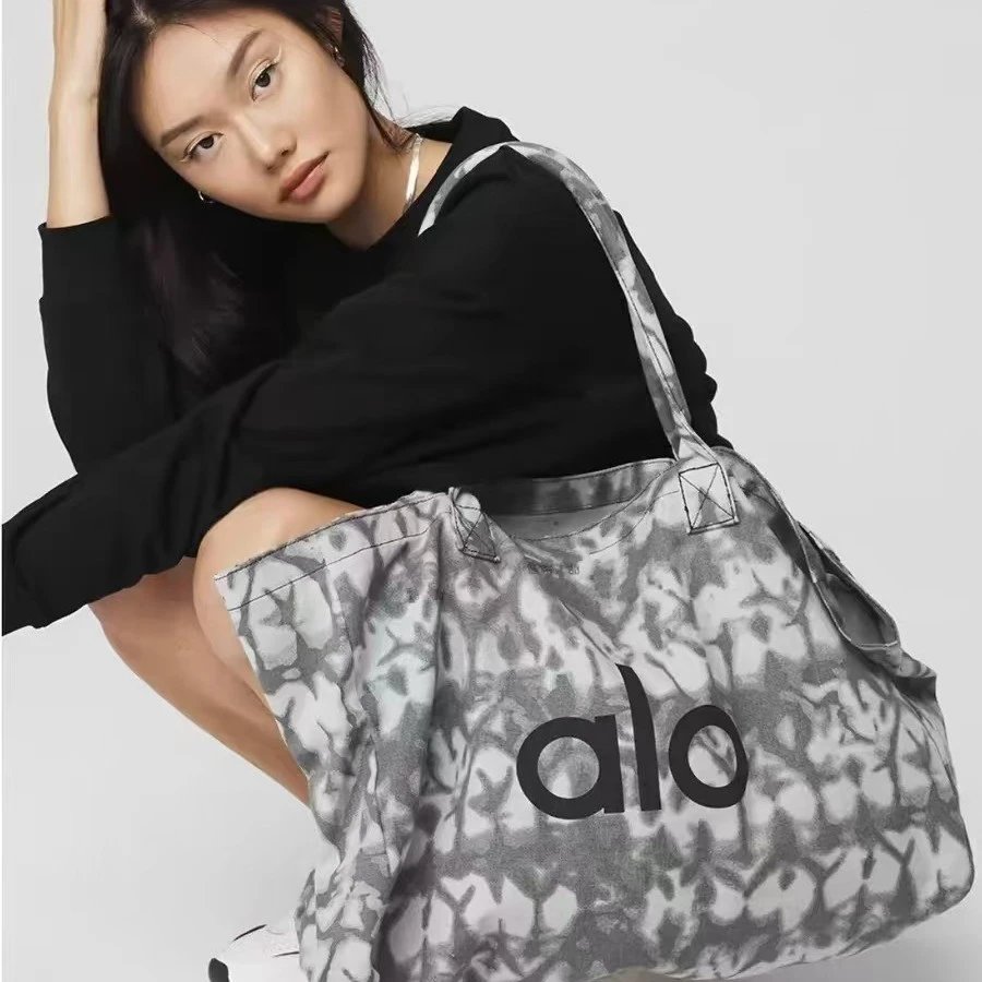 Yoga Single Shoulder Canvas Tote Bag