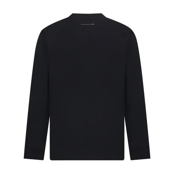 Maison Margiela Replica ID Badge Print Long-Sleeve T-Shirt Black - 7