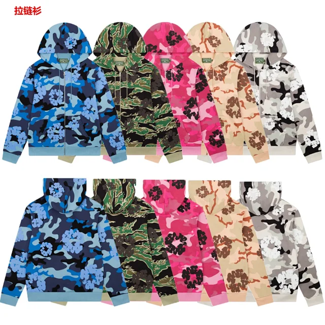 Unbranded Hoodies & Sweatshirts Full-Zip Camouflage Graphic Print product detail image 9